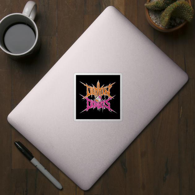 Death Metal Donut Logo by UnluckyDevil